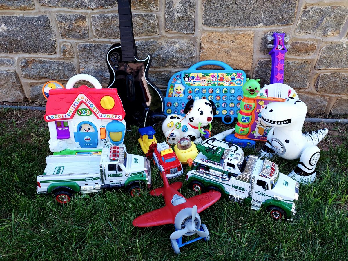 Donating shop old toys
